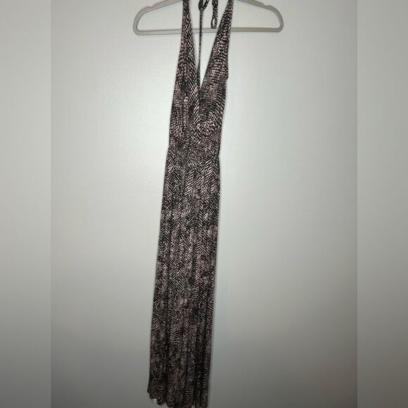 Rachel Pally V Neck Snake print Maxi Dress - Picture 1 of 3